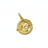 Mom Necklace Charm Micro Pave Setting Mom Heart Necklace Charm Sweet Gift