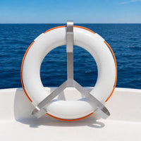 Marine Stainless Steel Lifebuoy Holder Bracket for Boats and Yachts