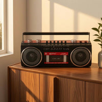 Am Frequency Modulation SW Radio Cassette Recorder Usb Playback Tabletop Radio Recorder Bluetooth Cassette Boombox Power Adapter Power
