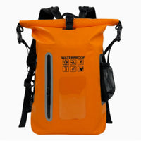 Waterproof Backpack with Roll-Top Closure Adjustable Waterproof Backpack Knapsack Splash-Proof Reinforced for Hikers, Camping