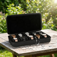 Watch Case with 10 Slots Watch Travel Case Compact for Journeyers