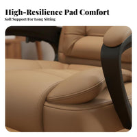 Molded Shell Seat with Wood Legs Ergonomic Backrest Desk Chair Easy Installation Non-Slip Feet for Home Office Users, Study Room