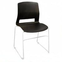Stackable Sled Base Chair Long-Lasting Guest Seat Ergonomic Design