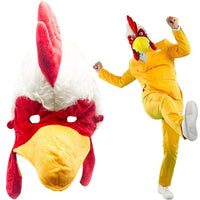 Turkey Child Costume Hat for Halloween Thanksgiving - Plush Rooster Hat