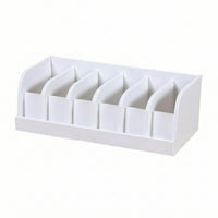 Wooden Storage Divider Box Rectangular Divided Wooden Tray Open-Top Accessory Organizer with Compartments