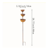 Bird Water Station Outdoor Butterfly Feeder Stand Decorative for Yard, Patio