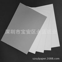 Professional T-Shirt Shirt Packaging Cardboard Grey Back White Face Paperboard Flat Card Customizable Printing
