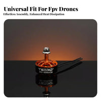 CW/CCW Rotation 2507 1800KV Engine High Power FPV Racing Drone Engine Dynamically Balanced for Aerobatic Flying, Outdoor