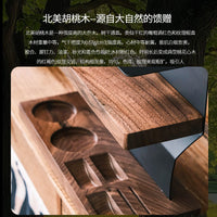 啡象咖啡豆试管展示架实木收纳架豆玻璃分装试管闻香瓶带排气阀