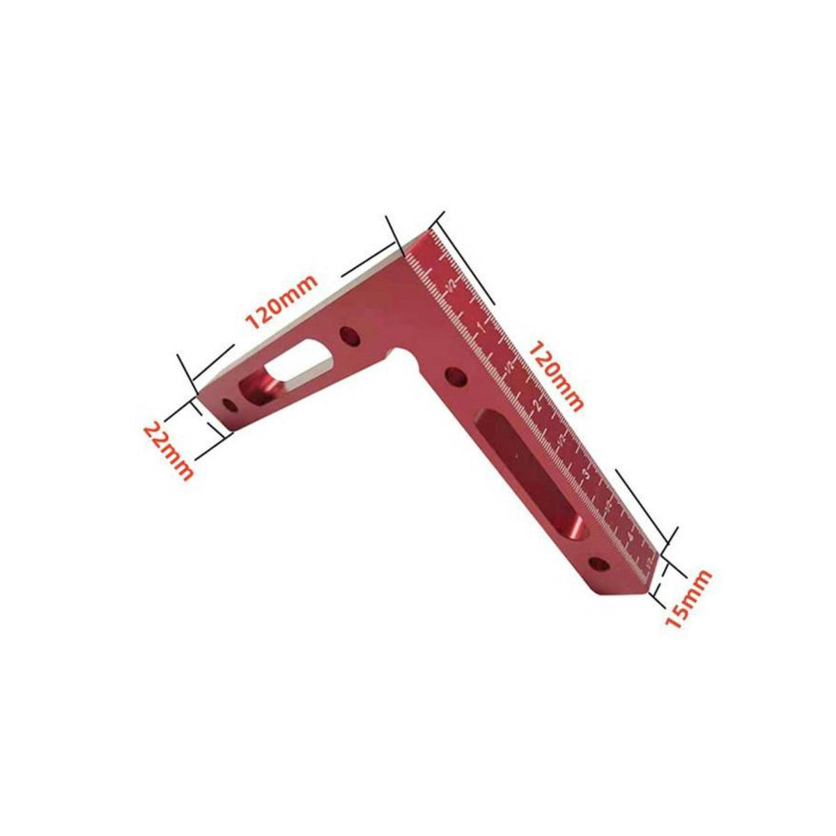 High Precision 90 Degree Positioning Square Rust Proof Right Angle Clamping Square Anodized Finish Woodworking Corner Clamp Tool Easy to Use for Woodworkers, Carpenters