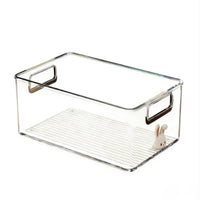 Clear container with Handles adaptable Organizer container sturdy Construction