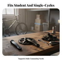 40 Tooth Bike Chainwheel High Strength Single Speed Crankset Electric Bike Chainring Long-Lasting Cycle Crank Limb Set
