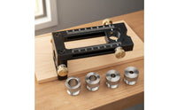 Adjustable Drilling Guide Stainless Steel Woodworking Tool High Precision