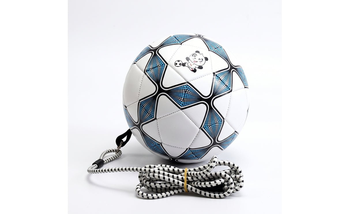 Bouncing Soccer Ball with Cord Adjustable Football Ball with Elastic Rope Portable for Home Practice