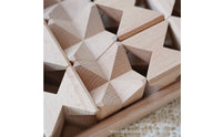 Wooden Butterfly Blocks Early Learning Winged Shape Puzzle Puzzle space Thinking Stacking Block Board for Kids, Preschool, Classroom
