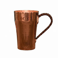 Handmade Copper Cup Flared edge Tapered Copper Cup Metal Tumbler