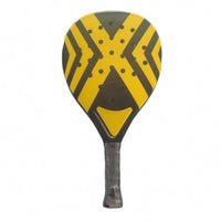 Teardrop Padel Racket Wrapped Handle Padel Racket Sports Gear Non-Slip Grip Soft Feel