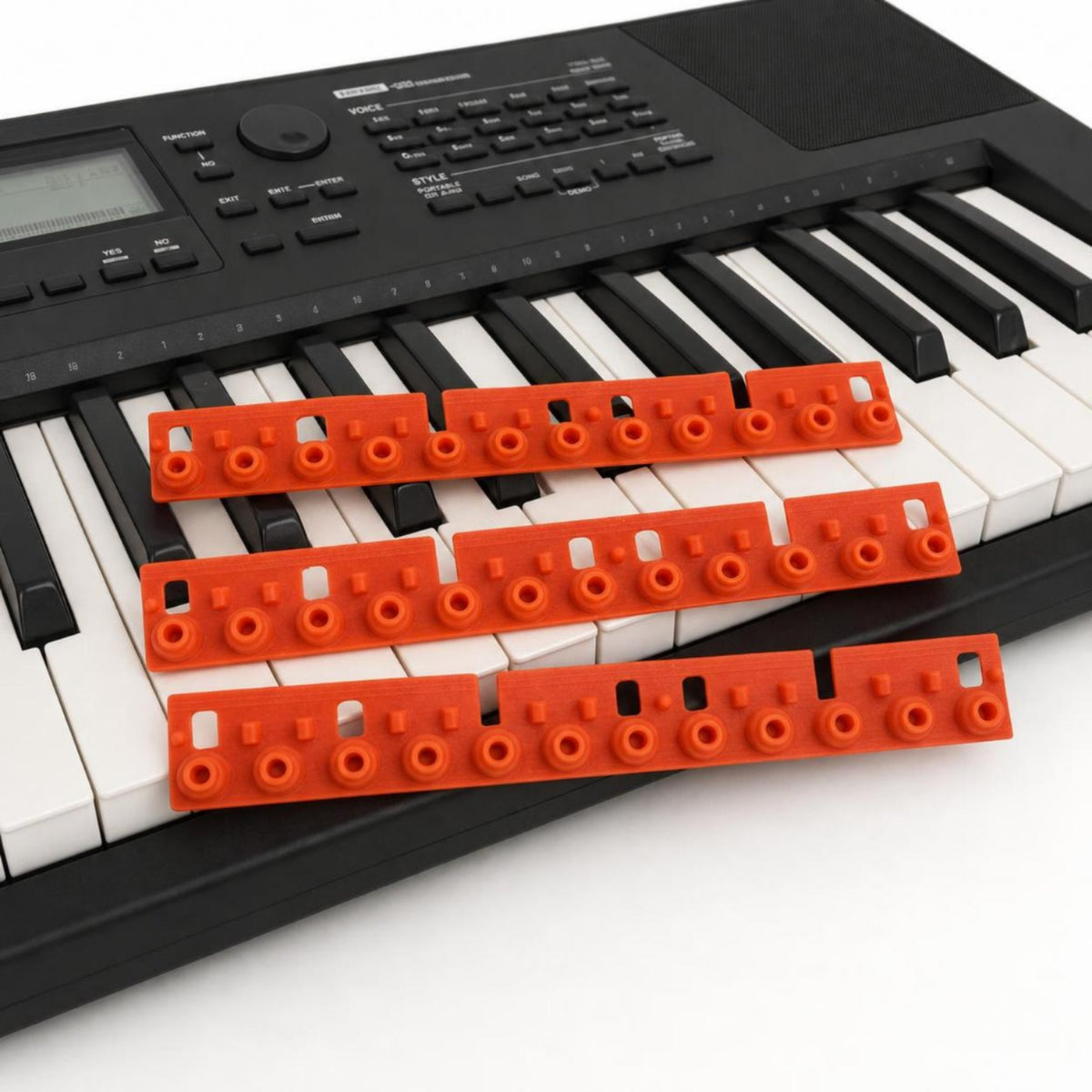 Responsive Conductive Rubber Strip Sensitive Rubber Electrical Connection Point Strip Exact Keyboard Part Reliable for Technicians