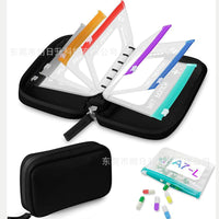 新品aterproof Pill Pouch Set防水药丸药盒袋套装迷你袋收纳袋