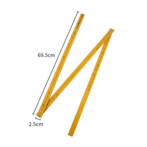 Desk and Chair Ruler Sturdy Classroom Measuring Ruler Double-Sided Markings