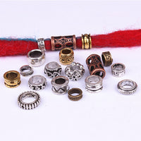 Vintage Alloy Dreadlock Beads for Hair Braiding Decoration