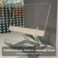 Adjustable Multi-Device Easel Wide Compatibility Adjustable Viewing Dock for Bed