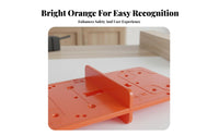 Accurate Positioning Hinge Hole DIY Tool Hinge Installation Jig Easy to Use for DIYers, Home Improvement, Workshop, Furniture Making