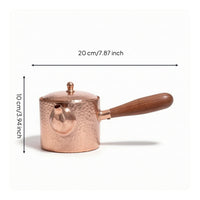 Copper Kettle with Side Handle Compact Kettle with Side Handle Classic Vessel for Collectors