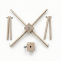 Diy Wind Chime Frame Natural Finish Wind Chime Bracket Hardware Decorative Metal Long-Lasting for Crafters, Home Decor