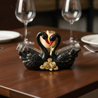 Swan Salt and Pepper Shakers Light Luxury Couple Swan Seasoning Bottle Holder