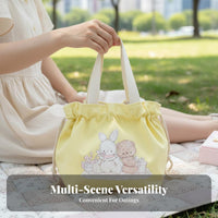 Cartoon animal mascot Wristlet Lightweight Small Handbag adaptable for Teenagers