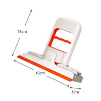 Hand-Wash-Effortless Mop Angled Handle Household Cleaning Built-in Grip