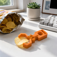 Chip Clip Finger Loop Home Organizer Orange