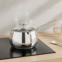 Infant Meal Pot Uncoated Stainless Steel Saucepot Induction Compatible Saucepan