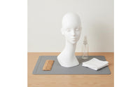 Hairpiece Head Mannequin Stable Base Hat Display Head Smooth Surface Hairpiece Display Bust for Styling Practice
