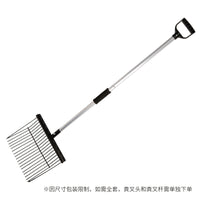 马粪叉铁草料叉可拆卸便携马房叉子叉头马具马术用品工厂8802039