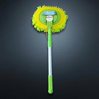 Cleaning Brush with Chenille Microfiber Mop Head for Car Wash, Extendable Long Handle Car Cleaning Tool, Wheel Brushes for Cleaning Car Wheels