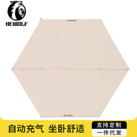 户外露营六角防潮垫六边形帐篷地垫自动充气垫加厚便携弹性海棉垫