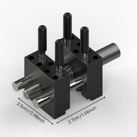 Model Making Holding Tool Multi-Function Miniature Bench Clamp CNC Machined Clamping Jig for DIY Enthusiasts