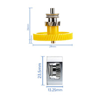 Extruder Gear Assembly Hardened Steel Drive Gear Printer Feeder Component Wear-Resistant Long Service Life