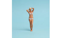 Bikini Woman Figurine Hand-Painted Female Figure in Swimsuit Highly Detailed Diorama Accessory for Hobbyists