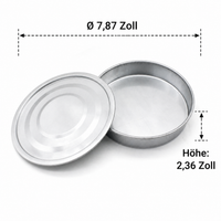 Fine-mesh sieve for particle size determination, blue test sieve 1000ml, polished, for research & quality control