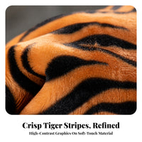 Full-Body Tiger Costume Hooded Tiger Onesie Cozy Animal Costume Lightweight for Stage Performances