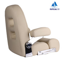 Marine Seat Luxury Waterproof Sun-Proof Upholstered Yacht Pilot Seat