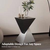 Double Pyramid Side Table Multi-Functional Household Furniture Compact