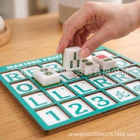 Solo Mahjong Board Practice, Single Player Mahjong Practice Board