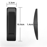 No-hole, no-drill handle. Discreet pull, pressure-sensitive installation. Suitable for kitchen, cabinet, drawer, glass, sliding, and wooden doors.
