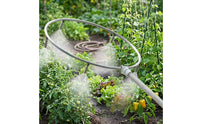 Stainless Steel Spray Loop Circular Misting Nozzle Outdoor Aerosolizing Nozzle for Gardeners, Farmers, Garden