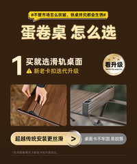 露营桌椅野餐铝合金蛋卷便携桌户外折叠椅子桌子一体野炊装备全套