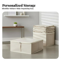Foldable Framed Storage container Portable Handles Stackable Viewing Paneled container